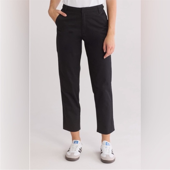 NWT Volcom So Chickie High Rise Chino Pants Womens 24 Work Casual preppy - Picture 1 of 16